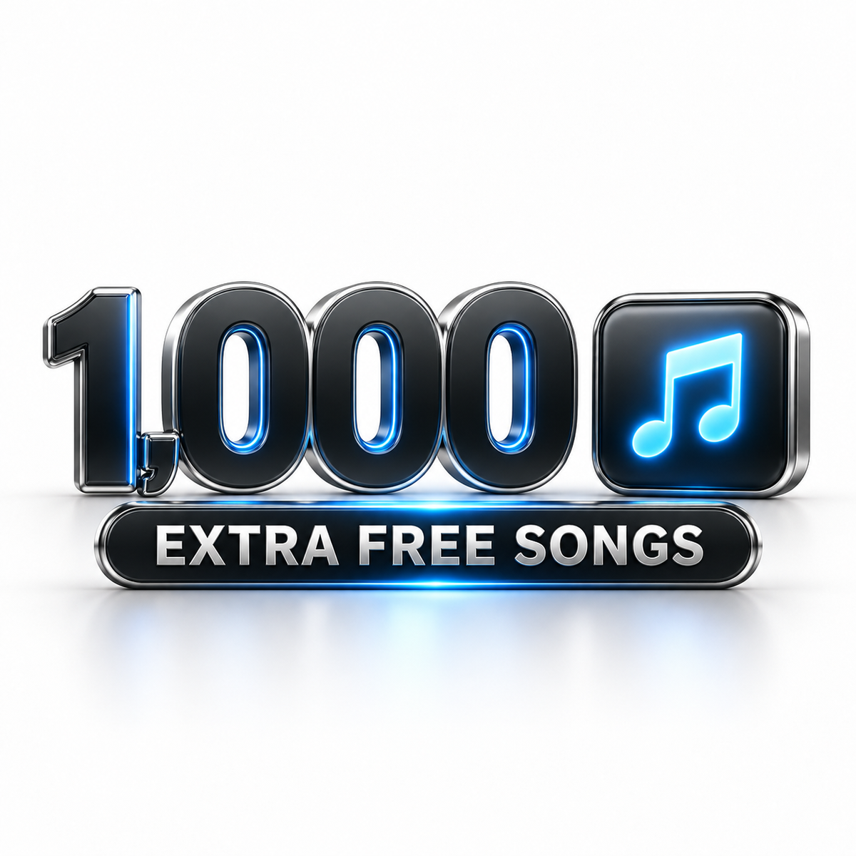 TODAY ONLY: 1,000 Extra FREE Songs